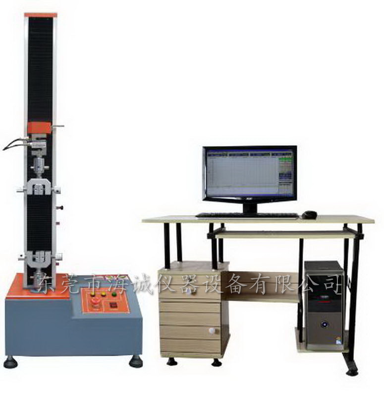 單柱拉力試驗機，電腦式拉力機，桌上型拉力機